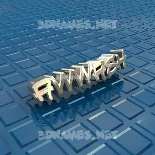 awwash in Blue Bling style - 3D name wallpaper awwash in Blue Bling style - 3D name wallpaper