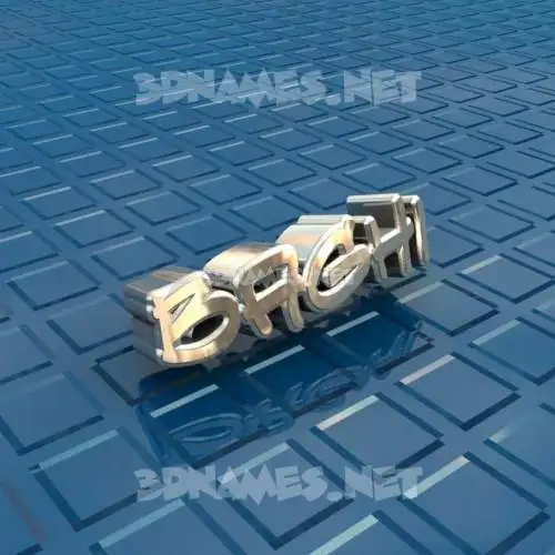 baghi in Blue Bling style - 3D name wallpaper