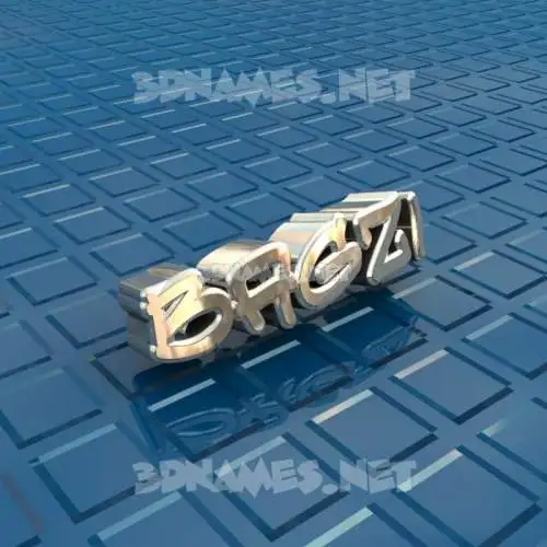 bagzi in Blue Bling style - 3D name wallpaper