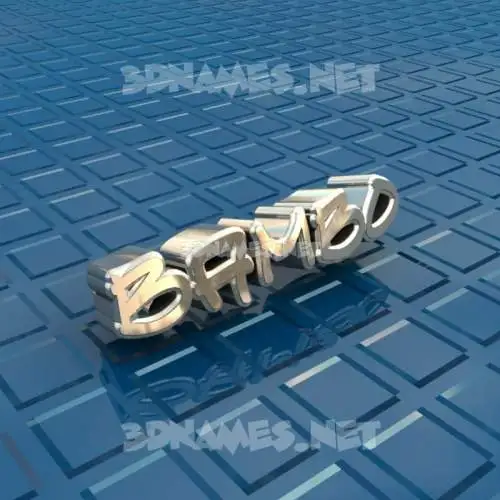 bambo in Blue Bling style - 3D name wallpaper bambo in Blue Bling style - 3D name wallpaper