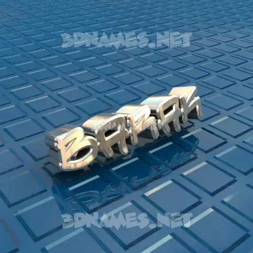 barak in Blue Bling style - 3D name wallpaper
