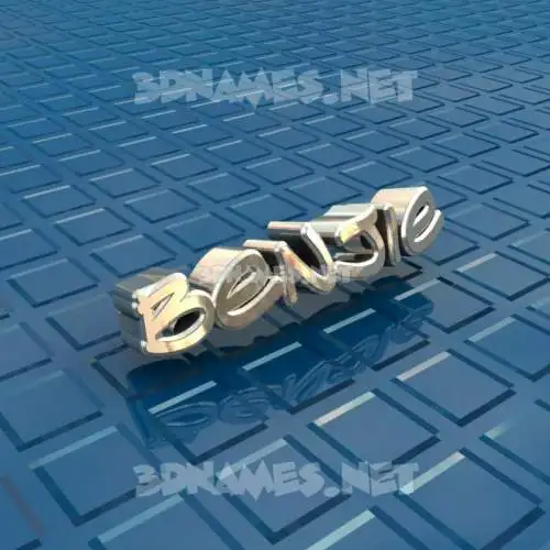 benjie in Blue Bling style - 3D name wallpaper
