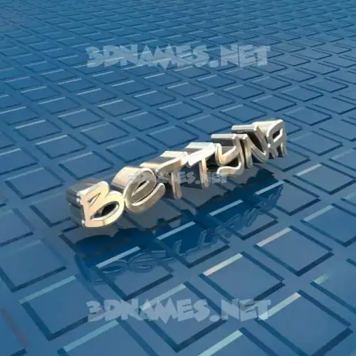 bettyna in Blue Bling style - 3D name wallpaper