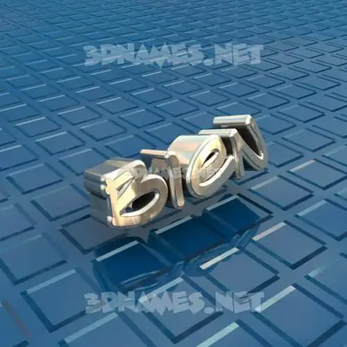 bien in Blue Bling style - 3D name wallpaper bien in Blue Bling style - 3D name wallpaper