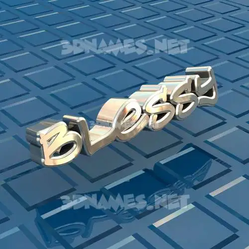 blessy in Blue Bling style - 3D name wallpaper blessy in Blue Bling style - 3D name wallpaper