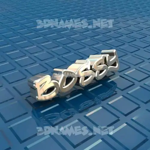 bossy in Blue Bling style - 3D name wallpaper bossy in Blue Bling style - 3D name wallpaper