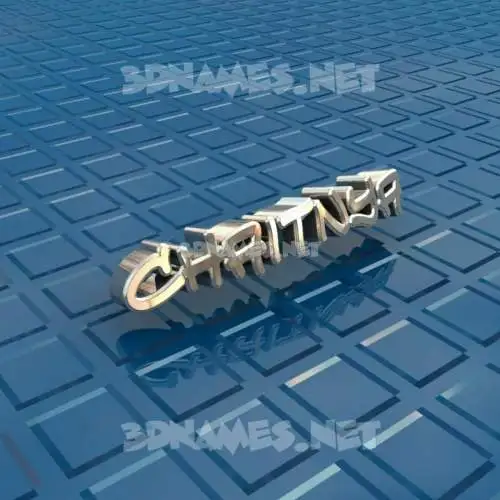 chaitnya in Blue Bling style - 3D name wallpaper