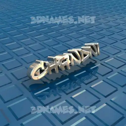 chandni in Blue Bling style - 3D name wallpaper chandni in Blue Bling style - 3D name wallpaper