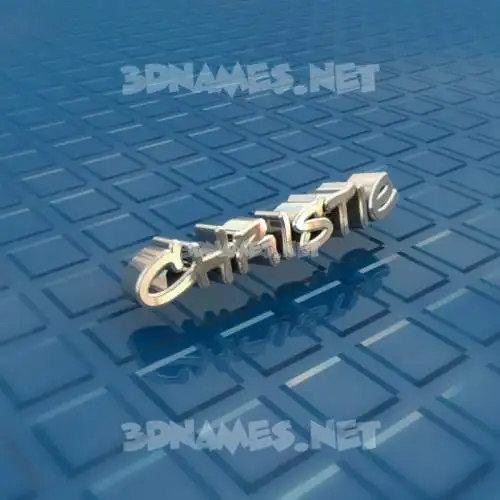christie in Blue Bling style - 3D name wallpaper christie in Blue Bling style - 3D name wallpaper