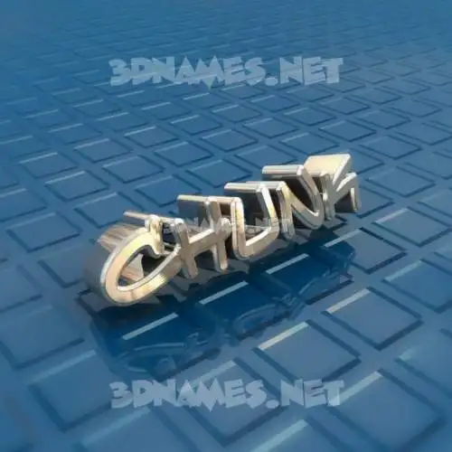chunk in Blue Bling style - 3D name wallpaper chunk in Blue Bling style - 3D name wallpaper