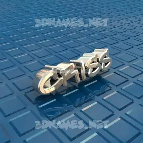 criss in Blue Bling style - 3D name wallpaper criss in Blue Bling style - 3D name wallpaper