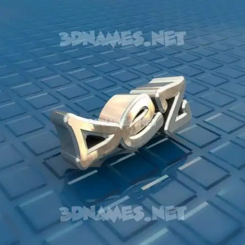 dez in Blue Bling style - 3D name wallpaper dez in Blue Bling style - 3D name wallpaper