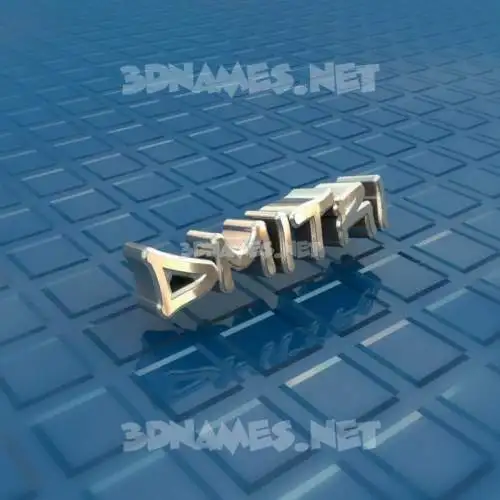 dmitri in Blue Bling style - 3D name wallpaper