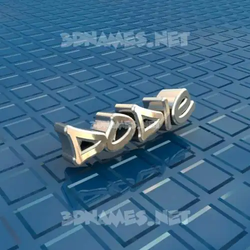 dodie in Blue Bling style - 3D name wallpaper dodie in Blue Bling style - 3D name wallpaper
