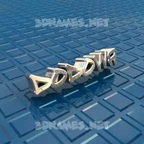 dodowa in Blue Bling style - 3D name wallpaper dodowa in Blue Bling style - 3D name wallpaper