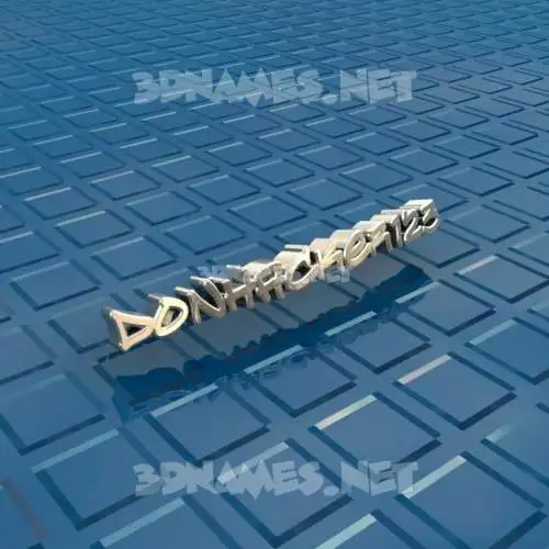 donhacker123 in Blue Bling style - 3D name wallpaper
