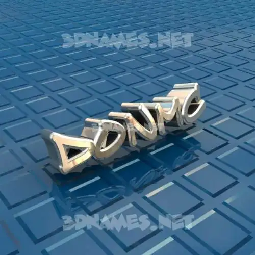 donmc in Blue Bling style - 3D name wallpaper donmc in Blue Bling style - 3D name wallpaper