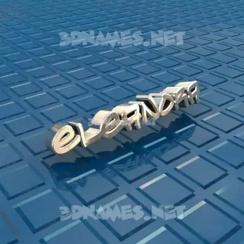 eleanora in Blue Bling style - 3D name wallpaper eleanora in Blue Bling style - 3D name wallpaper