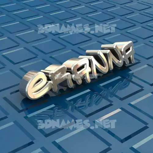 eranna in Blue Bling style - 3D name wallpaper