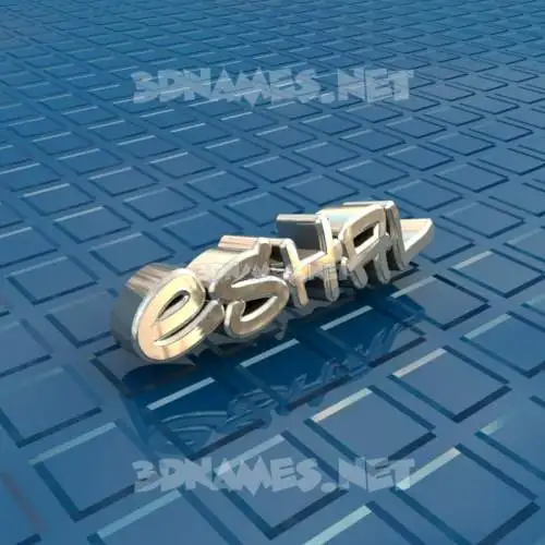 eshal in Blue Bling style - 3D name wallpaper eshal in Blue Bling style - 3D name wallpaper