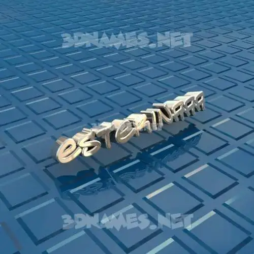 esterinaaa in Blue Bling style - 3D name wallpaper esterinaaa in Blue Bling style - 3D name wallpaper