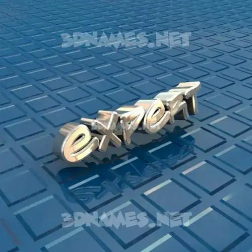 expert in Blue Bling style - 3D name wallpaper expert in Blue Bling style - 3D name wallpaper