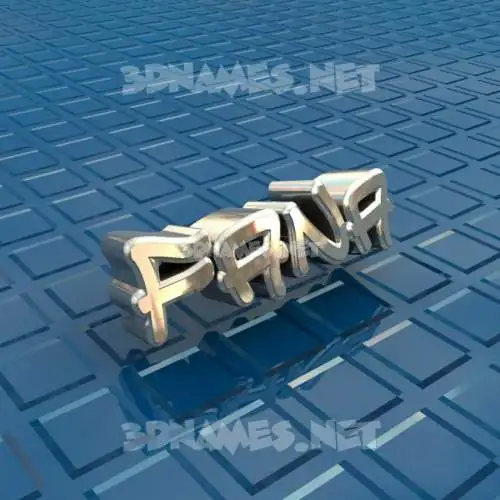 fana in Blue Bling style - 3D name wallpaper fana in Blue Bling style - 3D name wallpaper