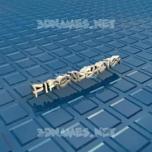 firends4ever in Blue Bling style - 3D name wallpaper