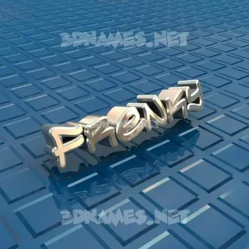 frenky in Blue Bling style - 3D name wallpaper