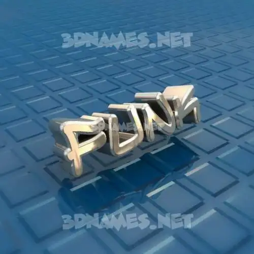 funk in Blue Bling style - 3D name wallpaper funk in Blue Bling style - 3D name wallpaper