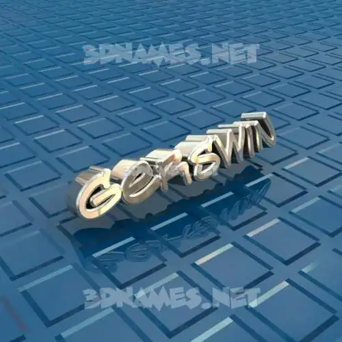 gerswin in Blue Bling style - 3D name wallpaper gerswin in Blue Bling style - 3D name wallpaper