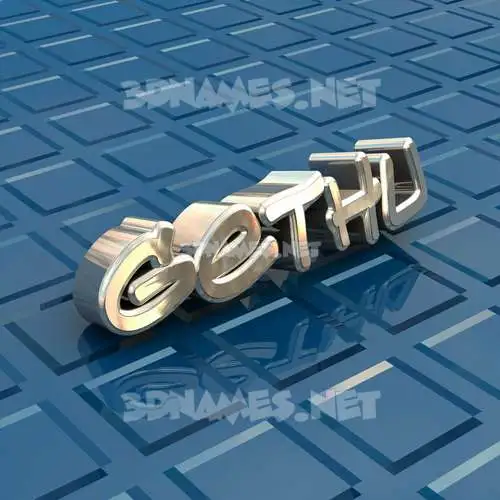 gethu in Blue Bling style - 3D name wallpaper gethu in Blue Bling style - 3D name wallpaper