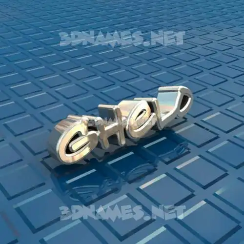 ghelo in Blue Bling style - 3D name wallpaper