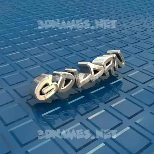 goldan in Blue Bling style - 3D name wallpaper goldan in Blue Bling style - 3D name wallpaper