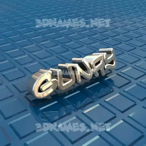 gunay in Blue Bling style - 3D name wallpaper gunay in Blue Bling style - 3D name wallpaper