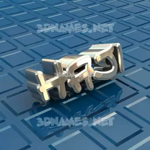 haji in Blue Bling style - 3D name wallpaper