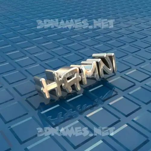 hamni in Blue Bling style - 3D name wallpaper hamni in Blue Bling style - 3D name wallpaper