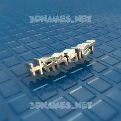 harriet in Blue Bling style - 3D name wallpaper