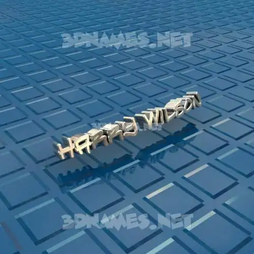 harry wilson in Blue Bling style - 3D name wallpaper harry wilson in Blue Bling style - 3D name wallpaper