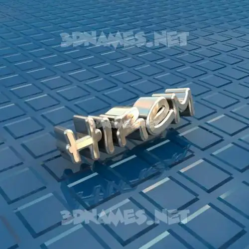 hirem in Blue Bling style - 3D name wallpaper hirem in Blue Bling style - 3D name wallpaper
