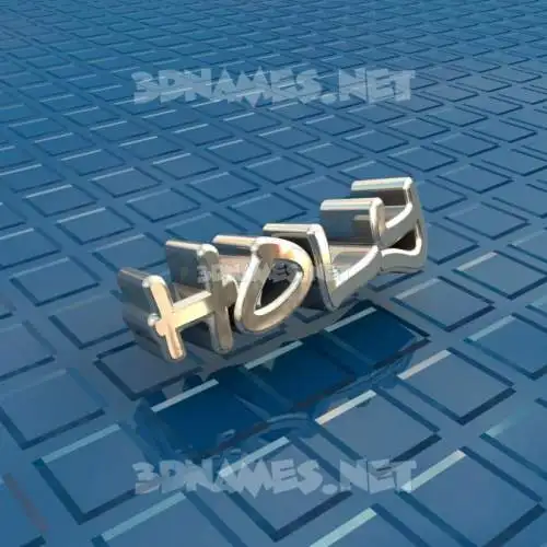 holy in Blue Bling style - 3D name wallpaper