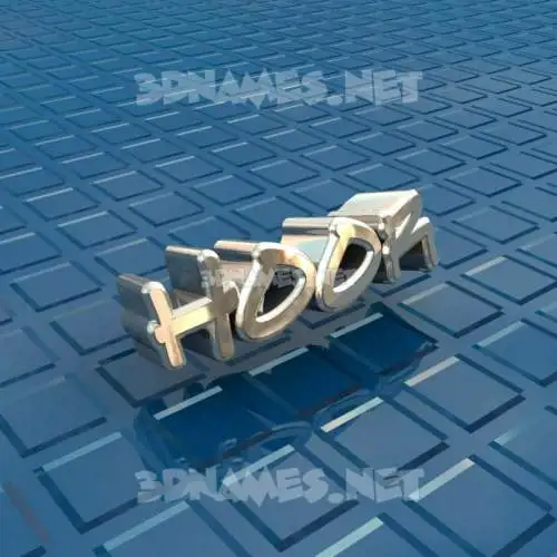 hoor in Blue Bling style - 3D name wallpaper hoor in Blue Bling style - 3D name wallpaper