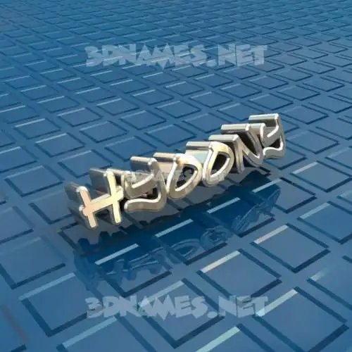 hyoony in Blue Bling style - 3D name wallpaper hyoony in Blue Bling style - 3D name wallpaper