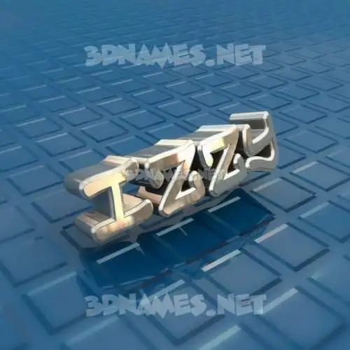 izzy in Blue Bling style - 3D name wallpaper izzy in Blue Bling style - 3D name wallpaper