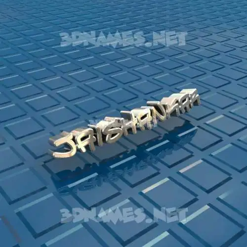 jaishankar in Blue Bling style - 3D name wallpaper