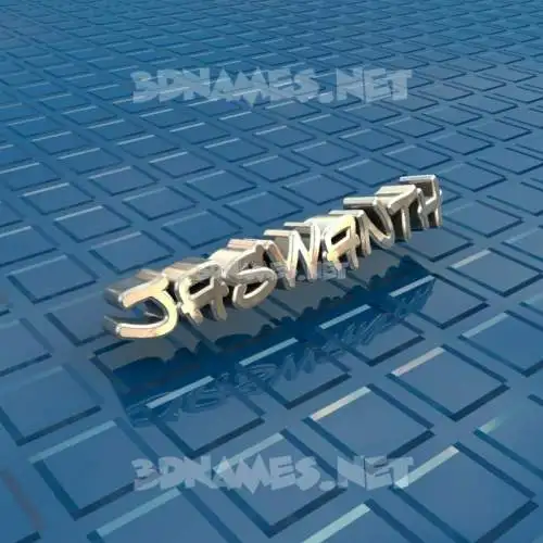 jaswanth in Blue Bling style - 3D name wallpaper