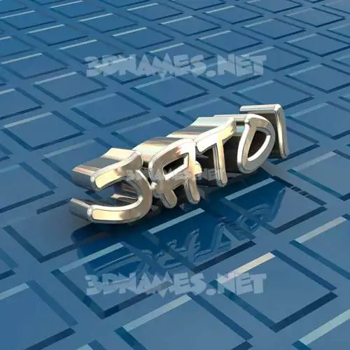 jatoi in Blue Bling style - 3D name wallpaper