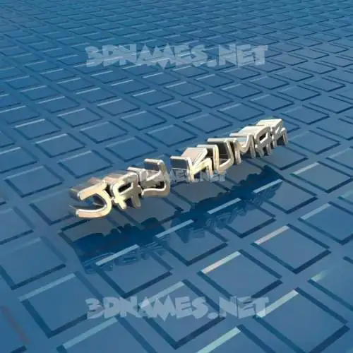 jay kumar in Blue Bling style - 3D name wallpaper