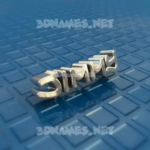 jimmy in Blue Bling style - 3D name wallpaper