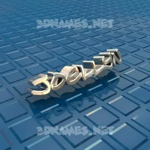 joellyn in Blue Bling style - 3D name wallpaper